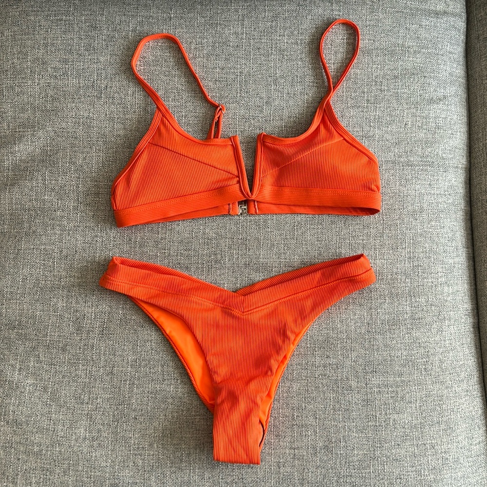 SHEIN Orange Swimsuit
